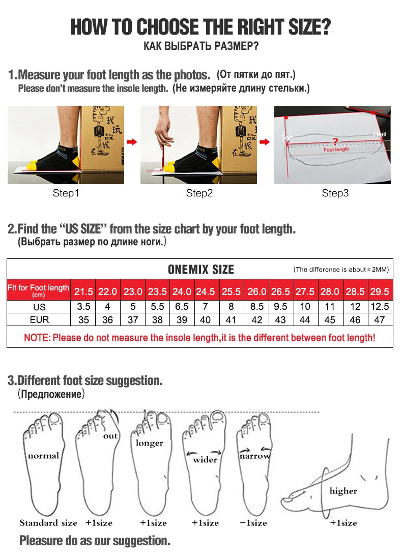 ONEMIX 2024 Air cushion Running Shoes Breathable Outdoor Sport Sneakers Lightweight Athletic Jogging Walking Shoes
