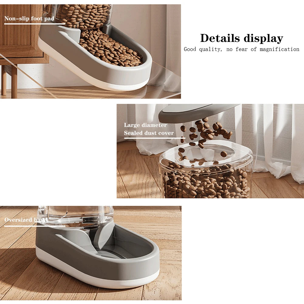 Automatic Dog & Cat Feeder & Water Dispenser