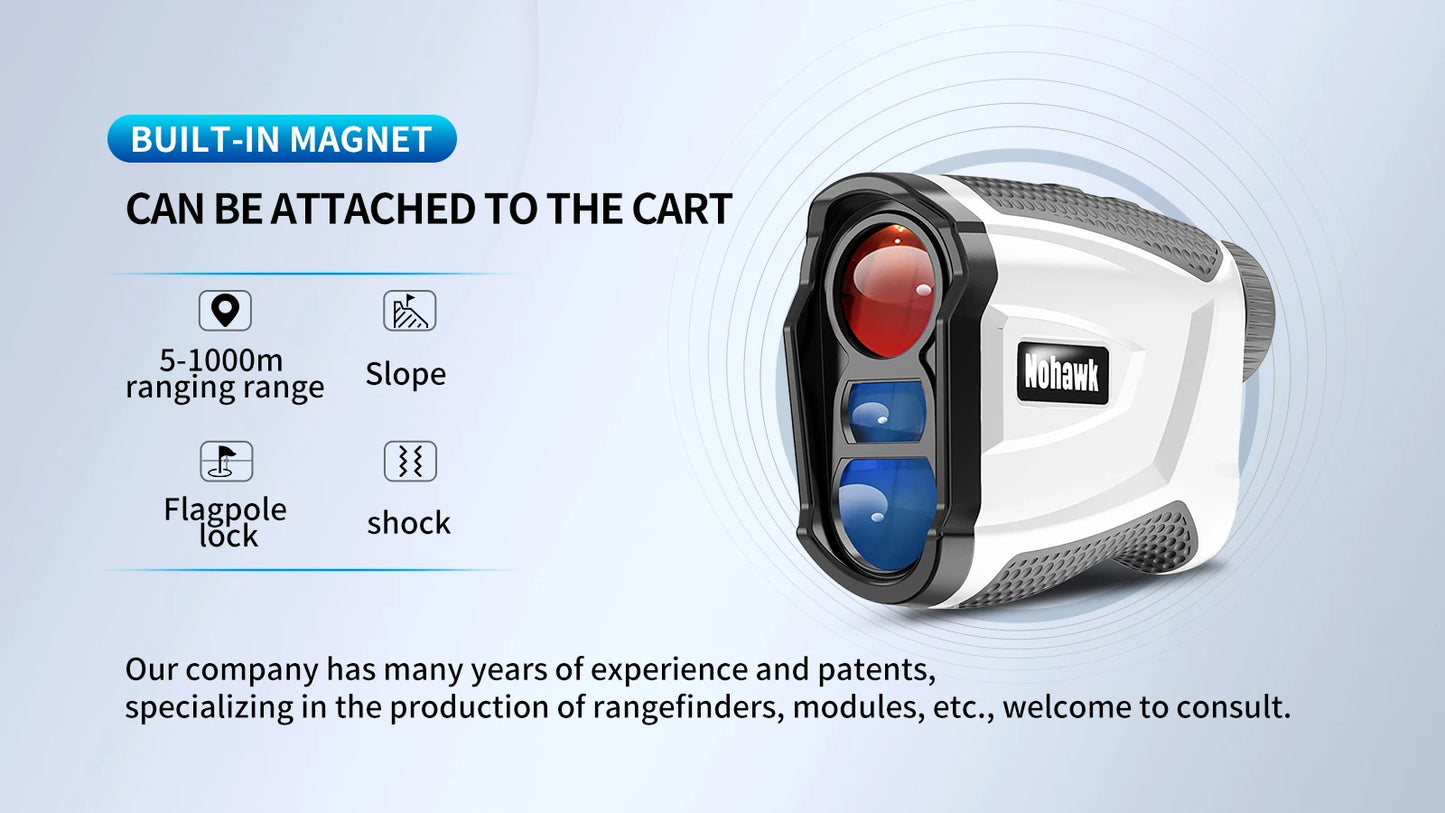 600 Meter Long Distance Rangefinder Golf Range Finder With Slope for Outdoor Sports