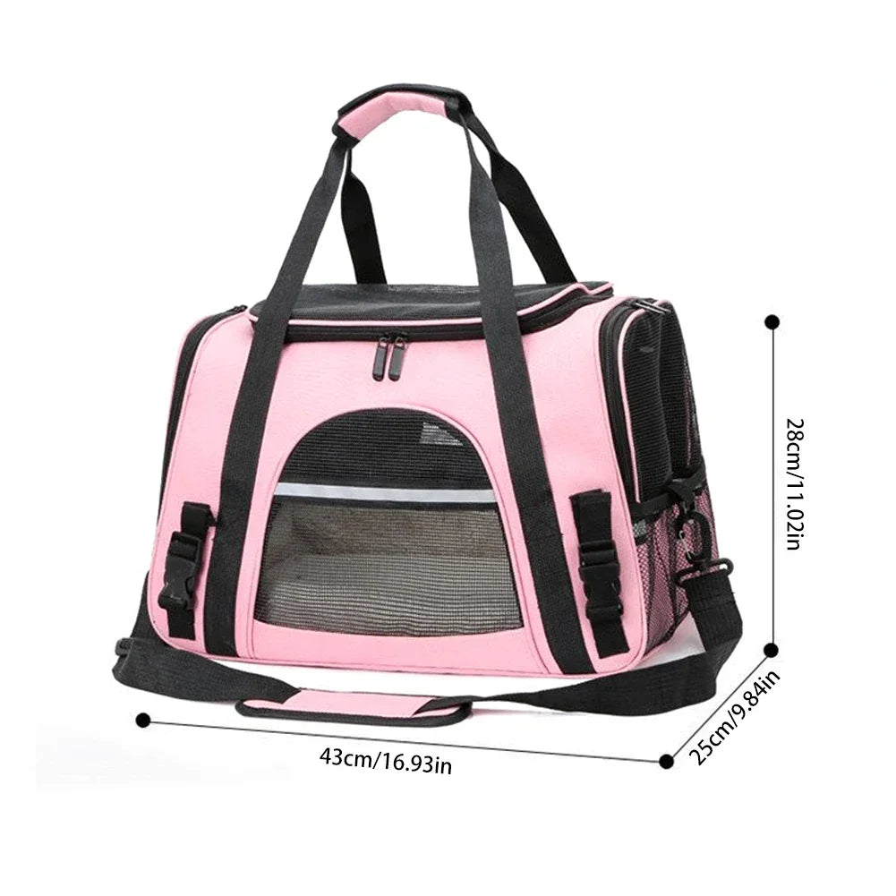 Dog Carrier Bag With Thick Cotton Cushion