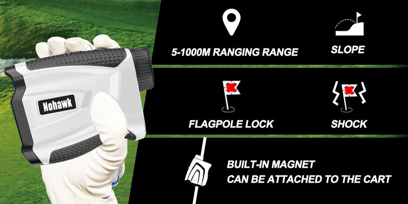 600 Meter Long Distance Rangefinder Golf Range Finder With Slope for Outdoor Sports