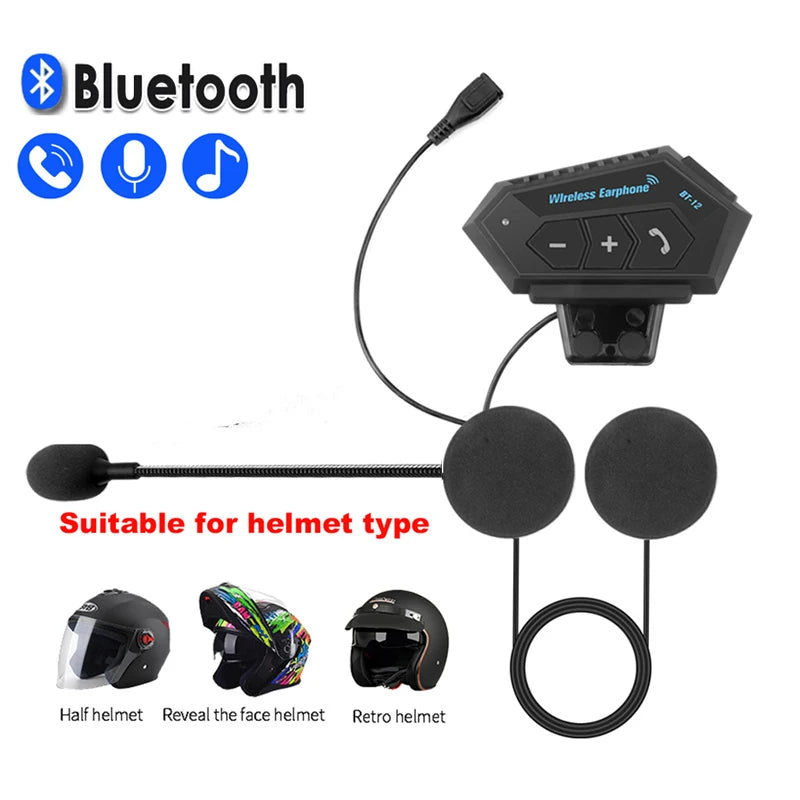 Motorcycle Helmet Bluetooth Headset - Peppeuk Ltd