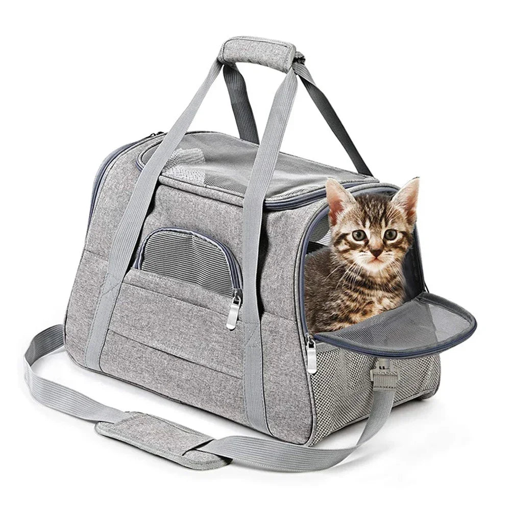 Dog Carrier Bag With Thick Cotton Cushion