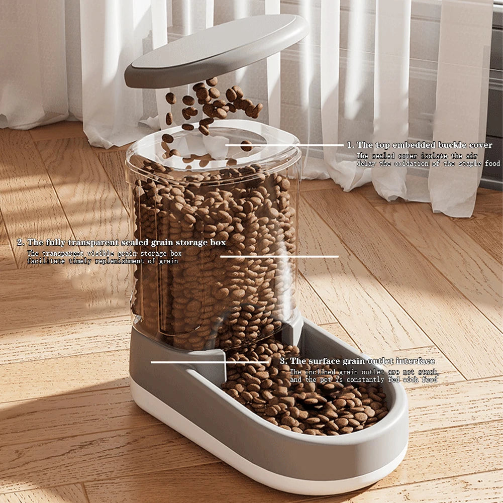 Automatic Dog & Cat Feeder & Water Dispenser