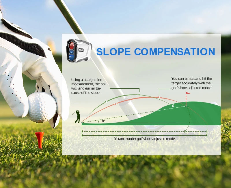 600 Meter Long Distance Rangefinder Golf Range Finder With Slope for Outdoor Sports