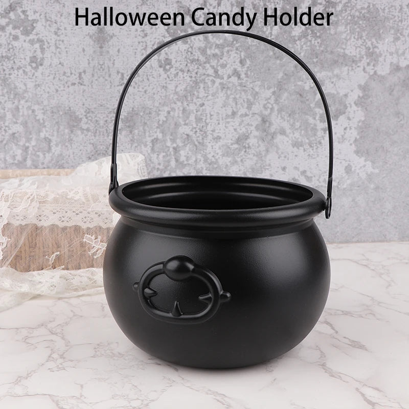 Large Wizard Witch Cauldron Decoration