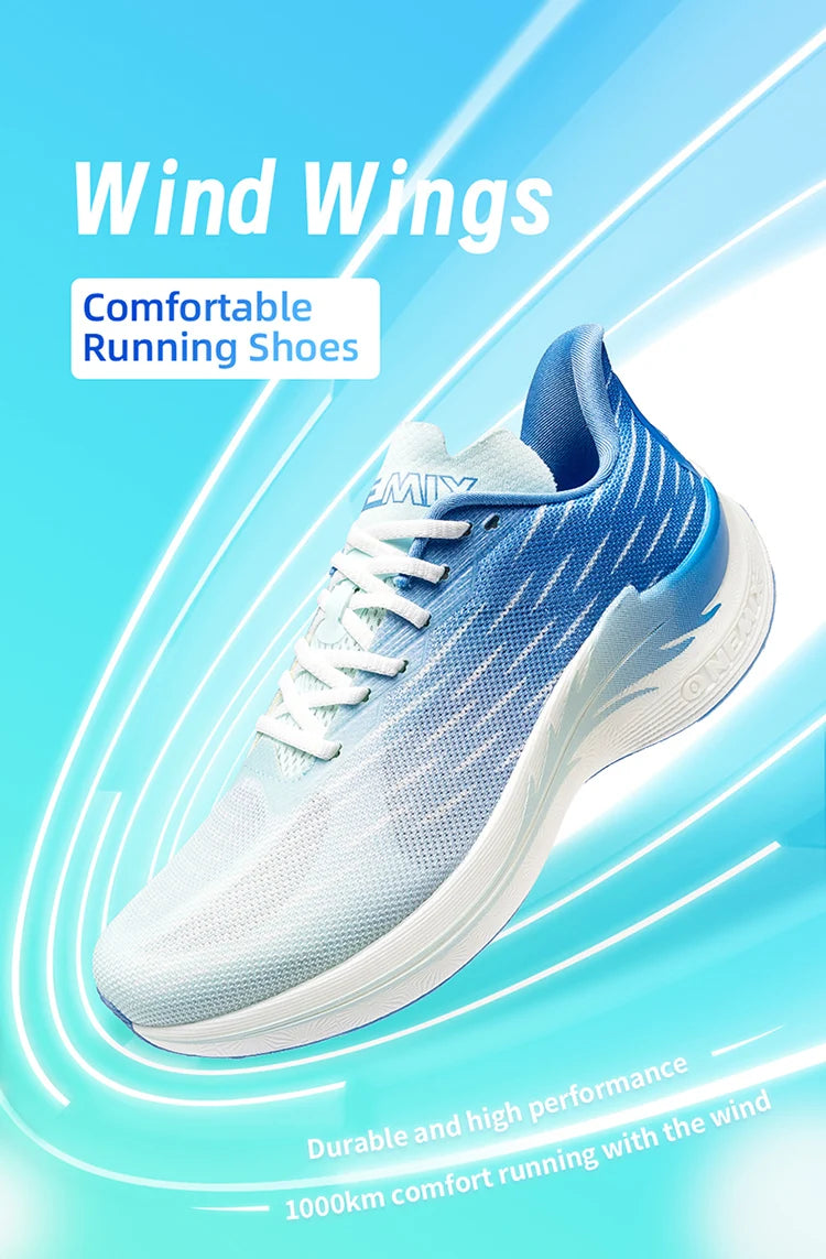 ONEMIX 2024 Air cushion Running Shoes Breathable Outdoor Sport Sneakers Lightweight Athletic Jogging Walking Shoes