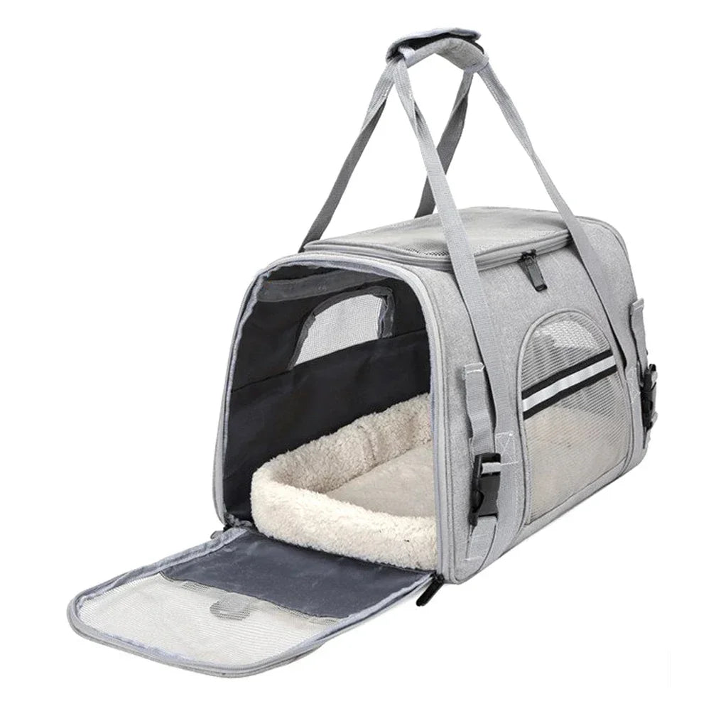 Dog Carrier Bag With Thick Cotton Cushion