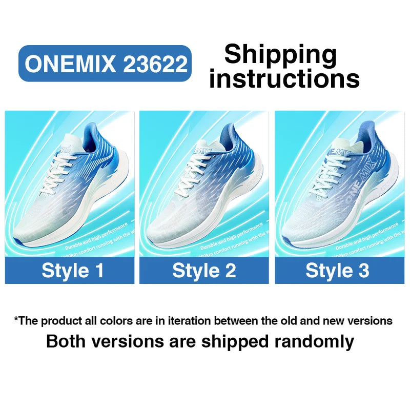 ONEMIX 2024 Air cushion Running Shoes Breathable Outdoor Sport Sneakers Lightweight Athletic Jogging Walking Shoes