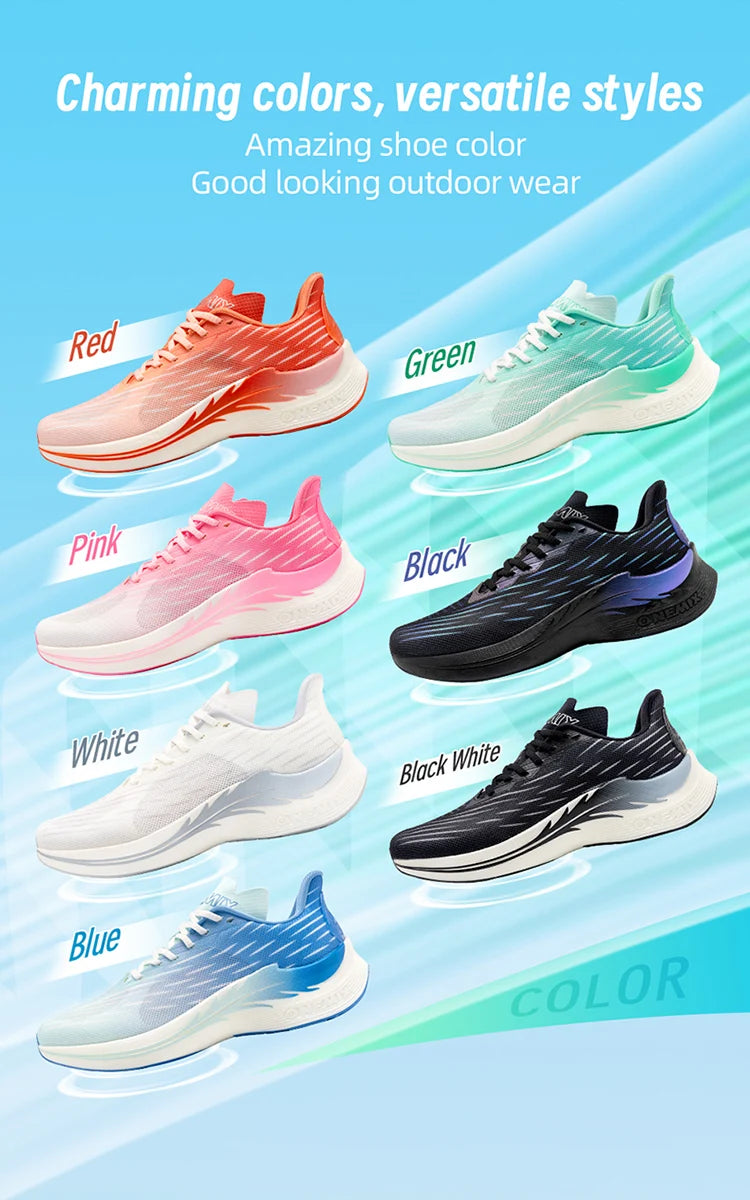 ONEMIX 2024 Air cushion Running Shoes Breathable Outdoor Sport Sneakers Lightweight Athletic Jogging Walking Shoes