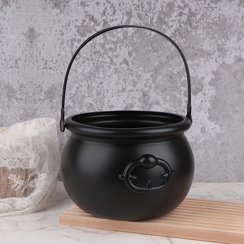 Large Wizard Witch Cauldron Decoration