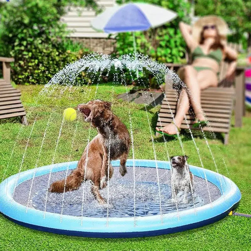 Pet Inflatable Water Sprinkler Pool
