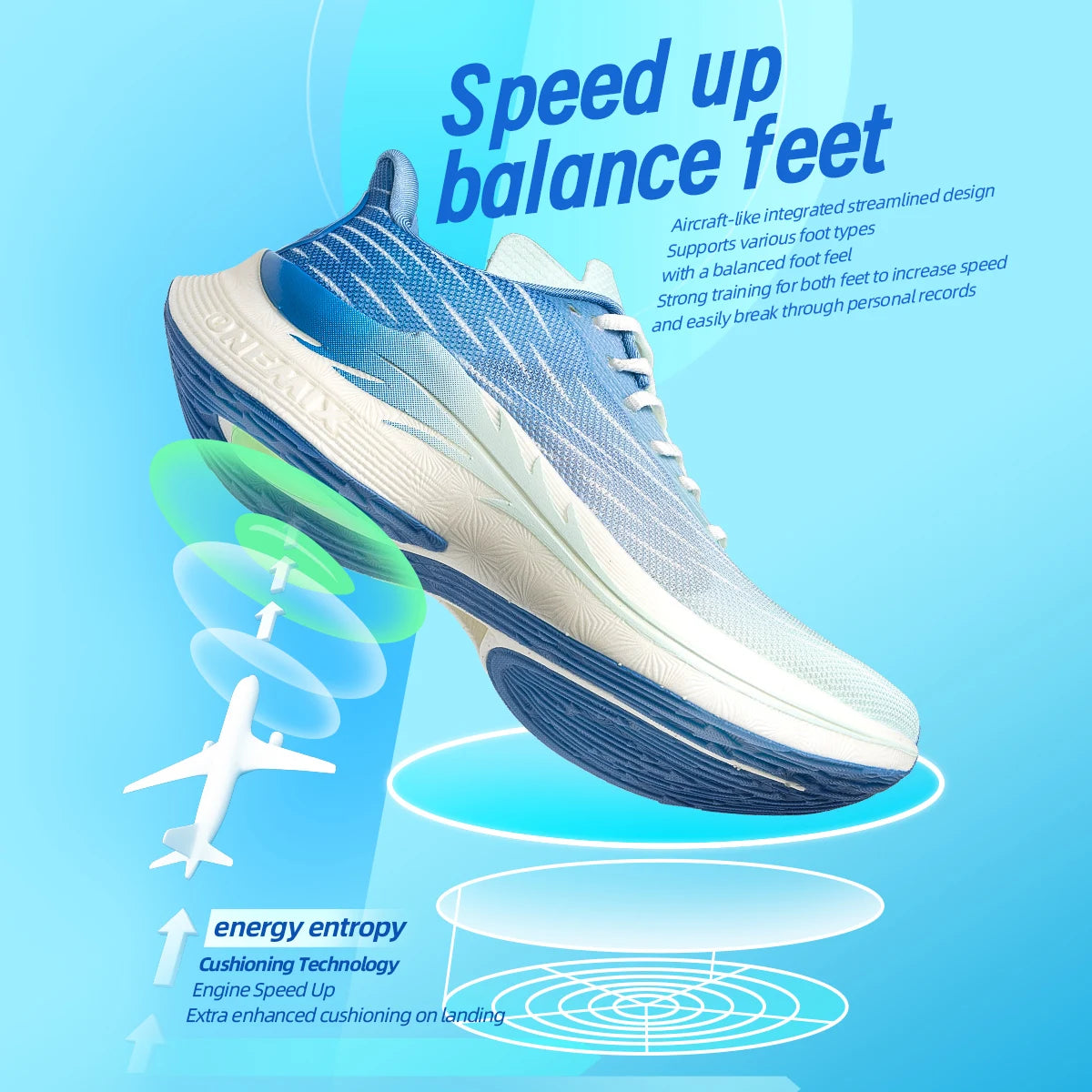 ONEMIX 2024 Air cushion Running Shoes Breathable Outdoor Sport Sneakers Lightweight Athletic Jogging Walking Shoes
