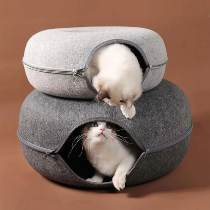 Cat Donut Tunnel Bed - Peppeuk Ltd