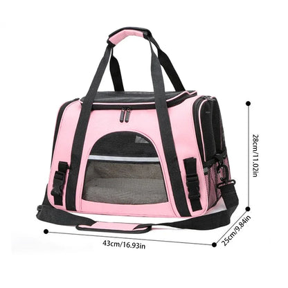 Dog Carrier Bag With Thick Cotton Cushion