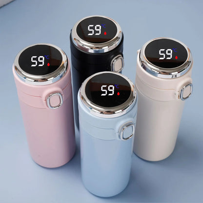 Stainless Steel Smart Thermos Mug, Mini Water Cup with Filter, Portable Leak Proof, Vacuum Tea Cup, Coffee Bottle