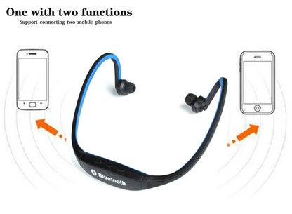 S9 Wireless Headphones Bluetooth Sport Music Stereo Earphones Microphone+Micro SD Card Slot