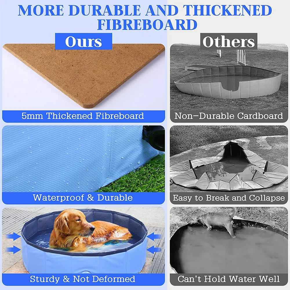 Foldable Pets & Kids Bath Swimming Pool