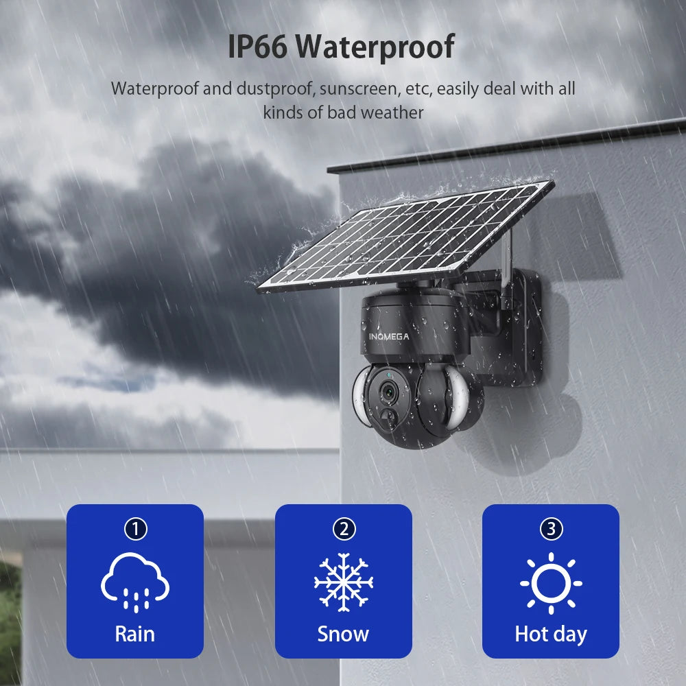 Smart Waterproof 4G 3MP Solar Dome IP Camera - Peppeuk Ltd