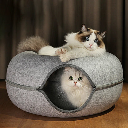 Cat Donut Tunnel Bed - Peppeuk Ltd