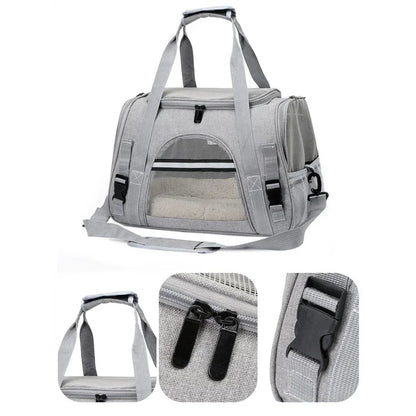 Dog Carrier Bag With Thick Cotton Cushion