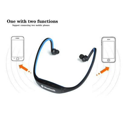 S9 Wireless Headphones Bluetooth Sport Music Stereo Earphones Microphone+Micro SD Card Slot