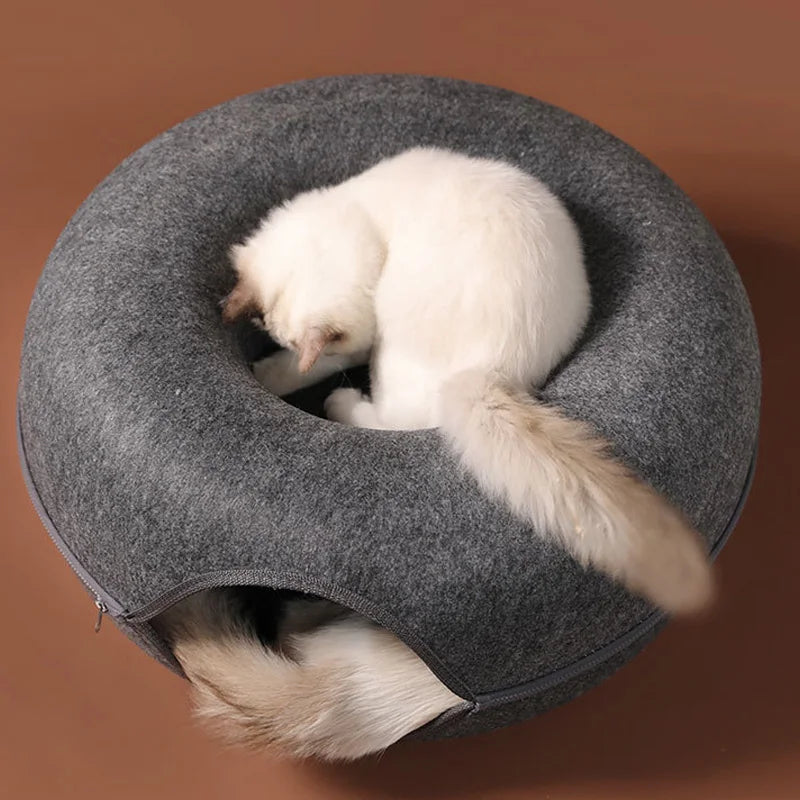 Cat Donut Tunnel Bed - Peppeuk Ltd