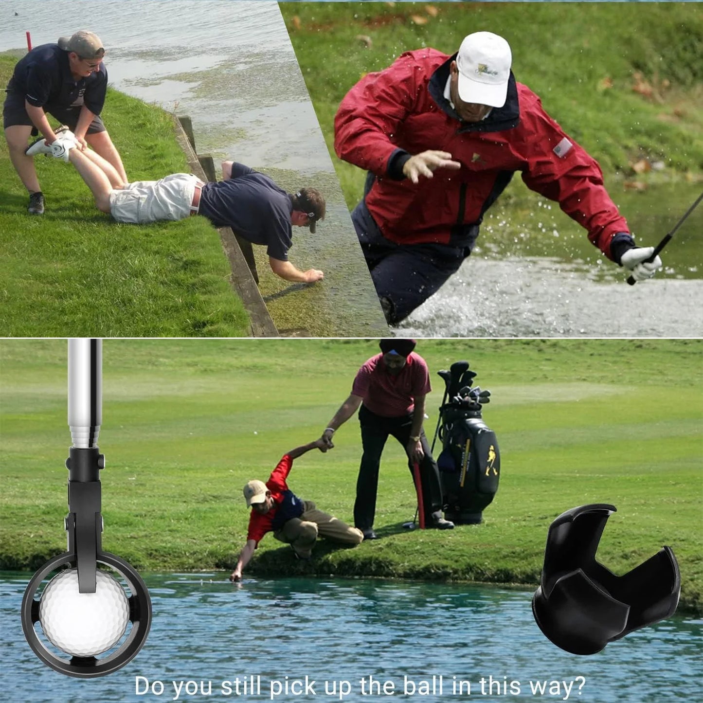 Golf Ball Retriever for Water and Hard to Reach Areas